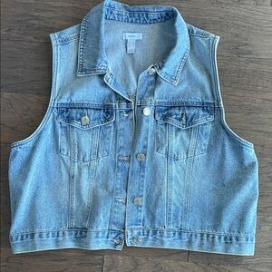 Forever 21 Light Blue Denim Top